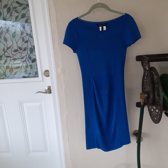 BCBG Maxazria Bandage Electric Blue Dress S - Picture 12 of 12